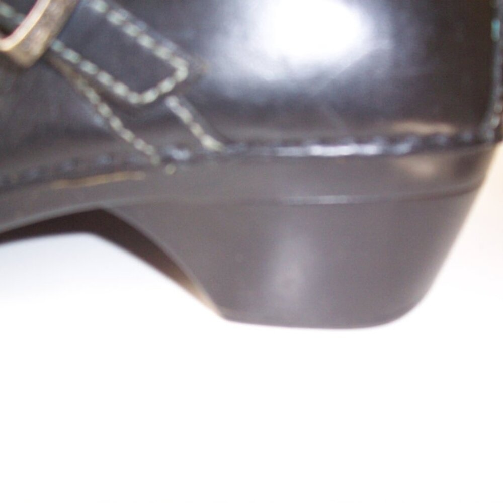 Dansko Mary Janes Black with Decorative Stitching Siz 6.5 - Picture 4 of 4